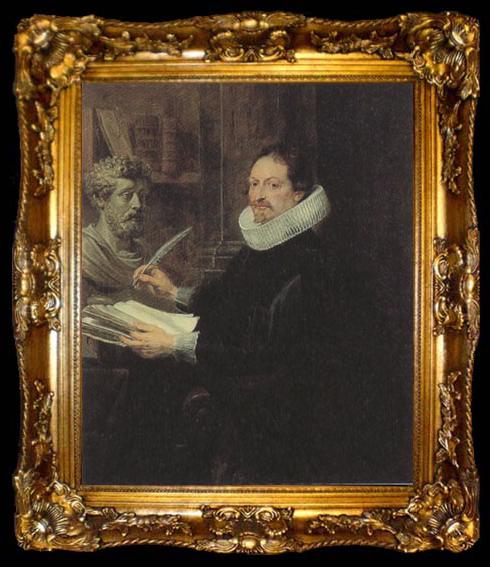 framed  Peter Paul Rubens Fan Caspar Gevaerts (mk01), ta009-2